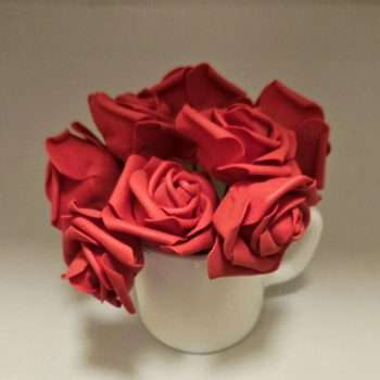 Red Foam Flowers