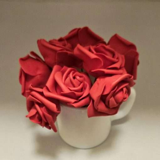 Red Foam Flowers