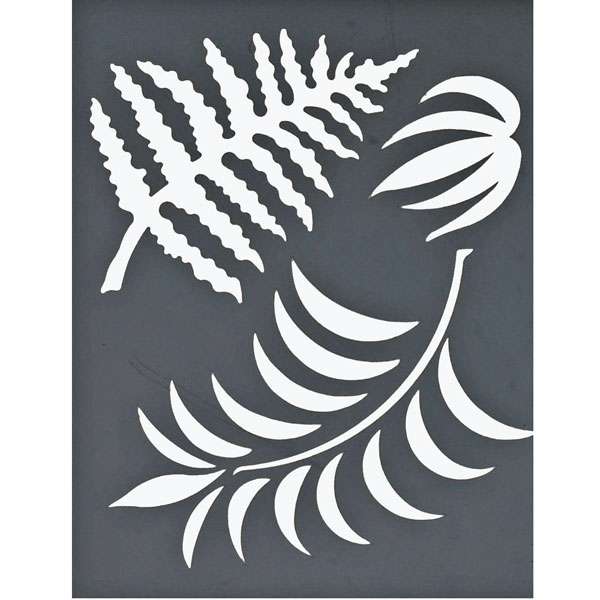 Trichem Fern Stencil