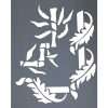Trichem Oriental Leafy Borders Stencil