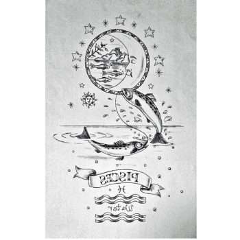 Trichem Vintage Pisces Transfer