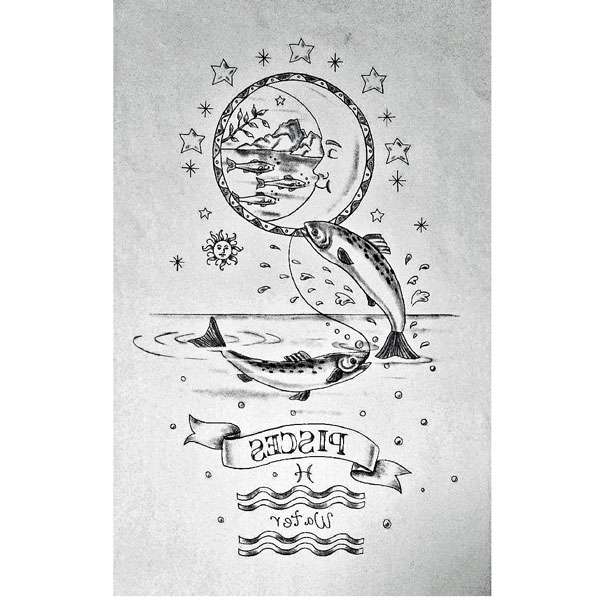 Trichem Vintage Pisces Transfer