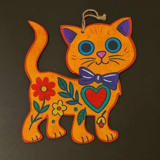 Wooden Cat Shape