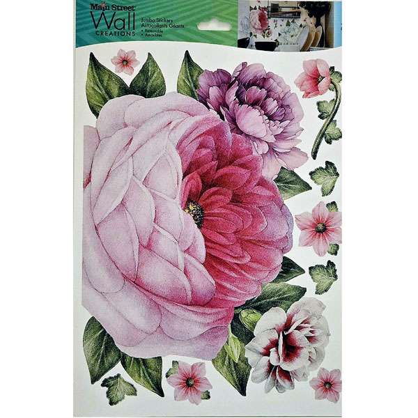 Jumbo Peony Flower Stickers