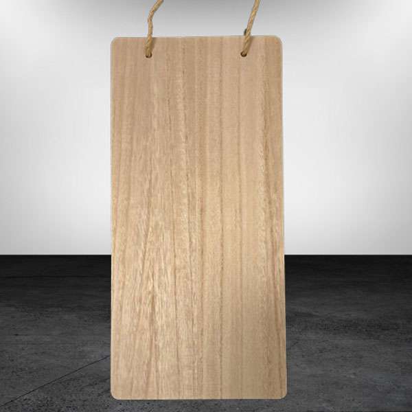 Rectangular Natural Wood Plaque