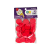 Red Pom Poms Pack