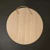 Round Natural Wood Plaque