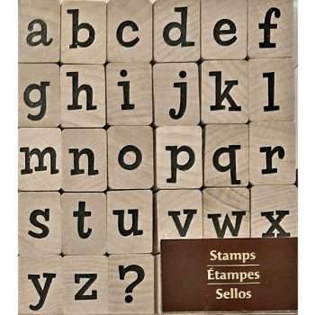 Lowercase Alphabet Stamps Set 