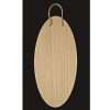 Oval Natural Wood Plaque