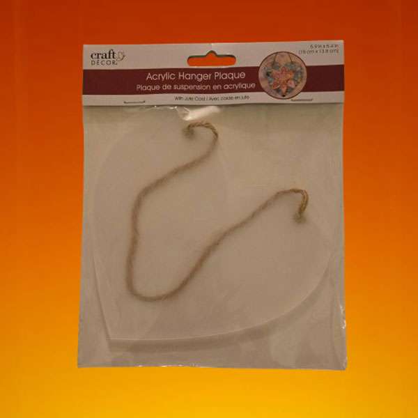Acrylic Heart Shaped Plaque