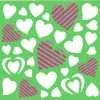 Assorted Hearts Stencil