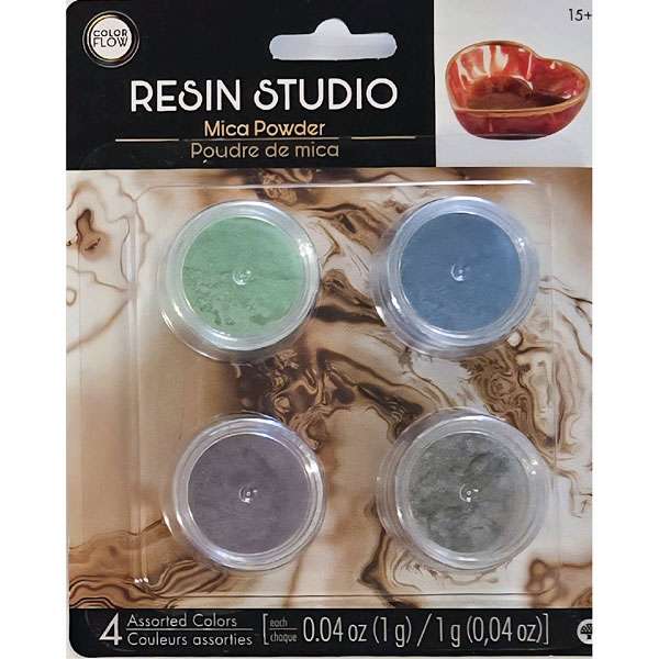 Mica Powder Pots Set Blue