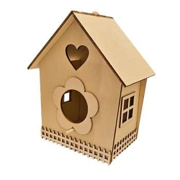 Pretty Wooden Birdhouse