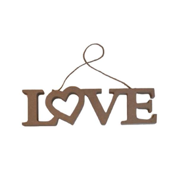 Wood LOVE Sign