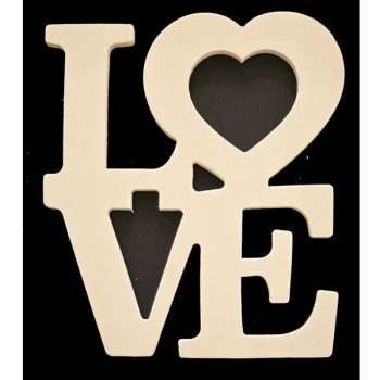 Wood Valentine Sign