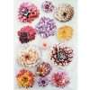 Dahlia Flowers Stickers Sheet