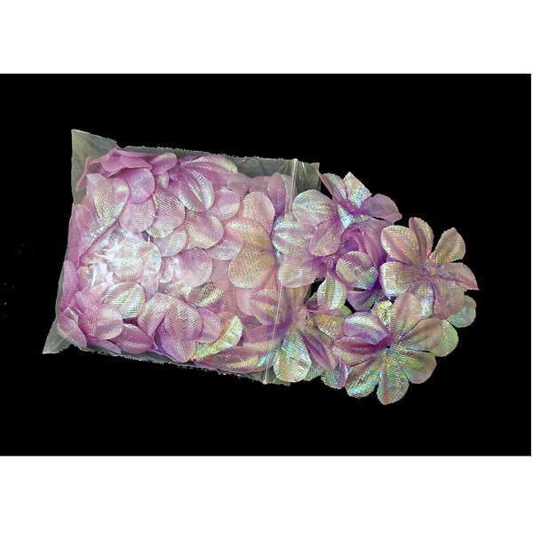 Lilac Shimmering Flower Petals