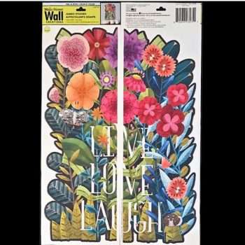 Live Love Flowers Stickers