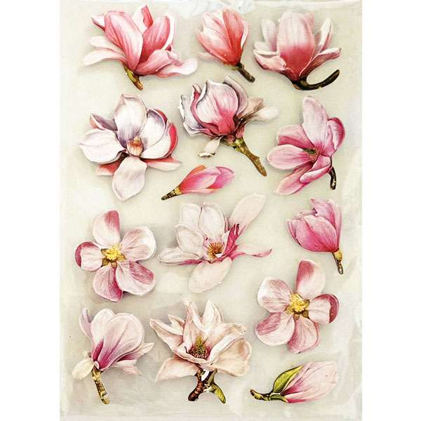 Magnolia Flower Sticker Sheet