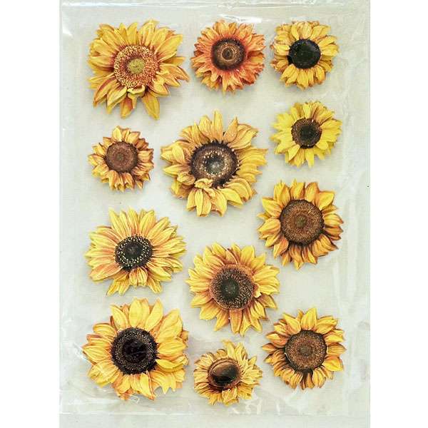 Sunflowers Stickers Sheet