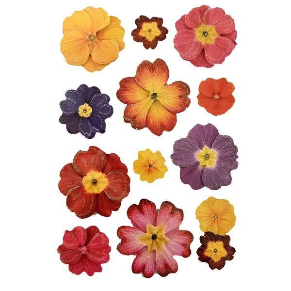Primrose Flower Sticker Sheet