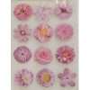 Pinky Lilac Flower Stickers