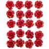 Red Metal Roses Stickers