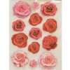 Red and Pink Floral Stickers