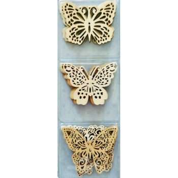 Wooden Roses Embellishments