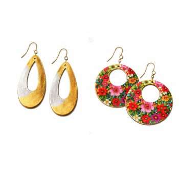 Dangling Wooden Earrings Kit