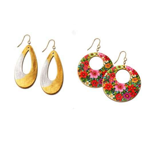 Dangling Wooden Earrings Kit