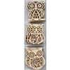 Wooden Owl Embellishments Pack