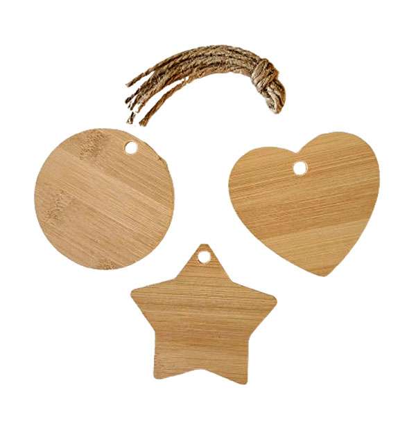 DIY Wooden Shapes Trio