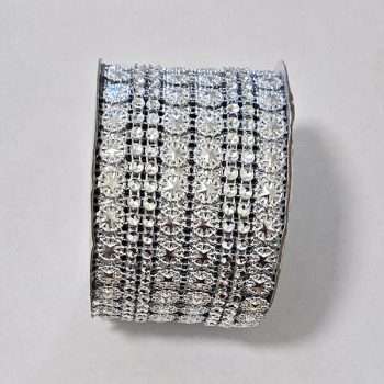 Flower Rhinestone Bling Roll