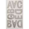 Alphabet Silver Letter Stickers