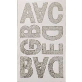 Alphabet Silver Letter Stickers