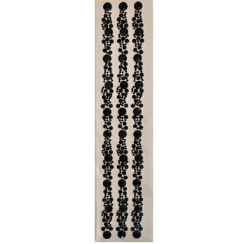 Black Jewel Borders Stickers