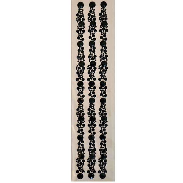 Black Jewel Borders Stickers
