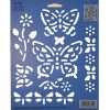 Butterflies and Flowers Stencil