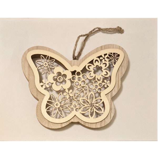Wooden Layered Butterfly