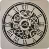 Gear Clock Face Stencil