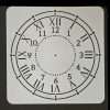 Classic Clock Face Stencil