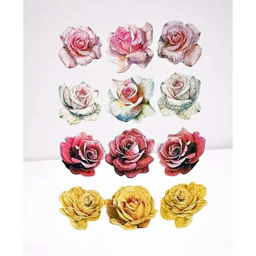 Rose Flower Sticker Sheet – The Craft Corner