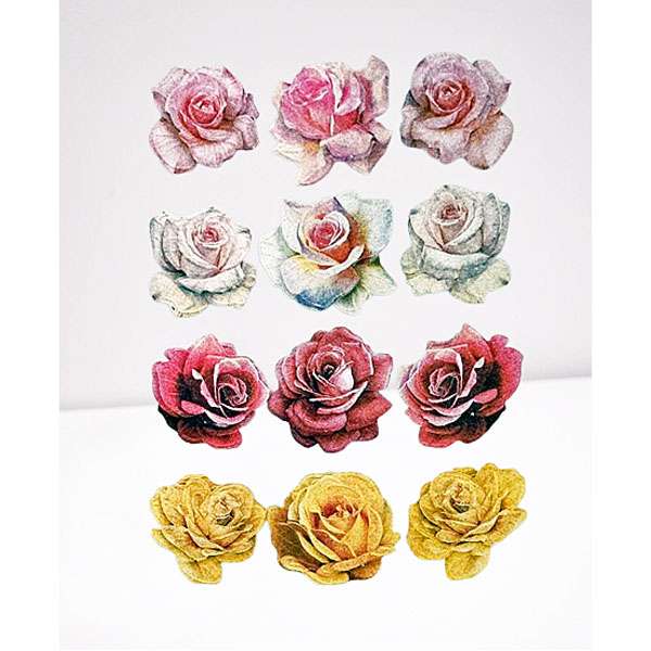 Rose Flower Sticker Sheet