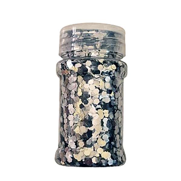 Silver Glitter Flakes