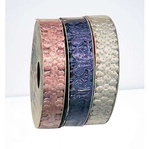 Three Sparkly Fabric Ribbons