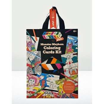 Monster Mayhem Colouring Cards Kit