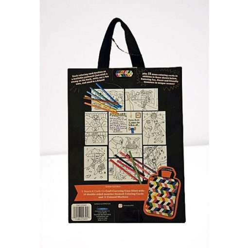 Monster Mayhem Colouring Cards Kit and Case
