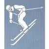 Ski Stencil - Vintage Skier Stencil