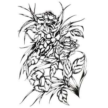 Trichem Floral Picture to Paint